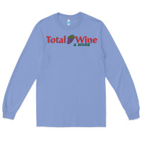 Colony Blue total and wine & more   wine drinker Long Sleeve Tee - linhVisuals