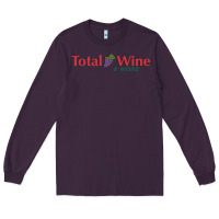 Plum total and wine & more   wine drinker Long Sleeve Tee - linhVisuals