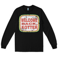 Black welcome back, kotter Long Sleeve Tee - linhVisuals