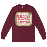 Burgundy welcome back, kotter Long Sleeve Tee - linhVisuals