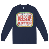 Navy welcome back, kotter Long Sleeve Tee - linhVisuals