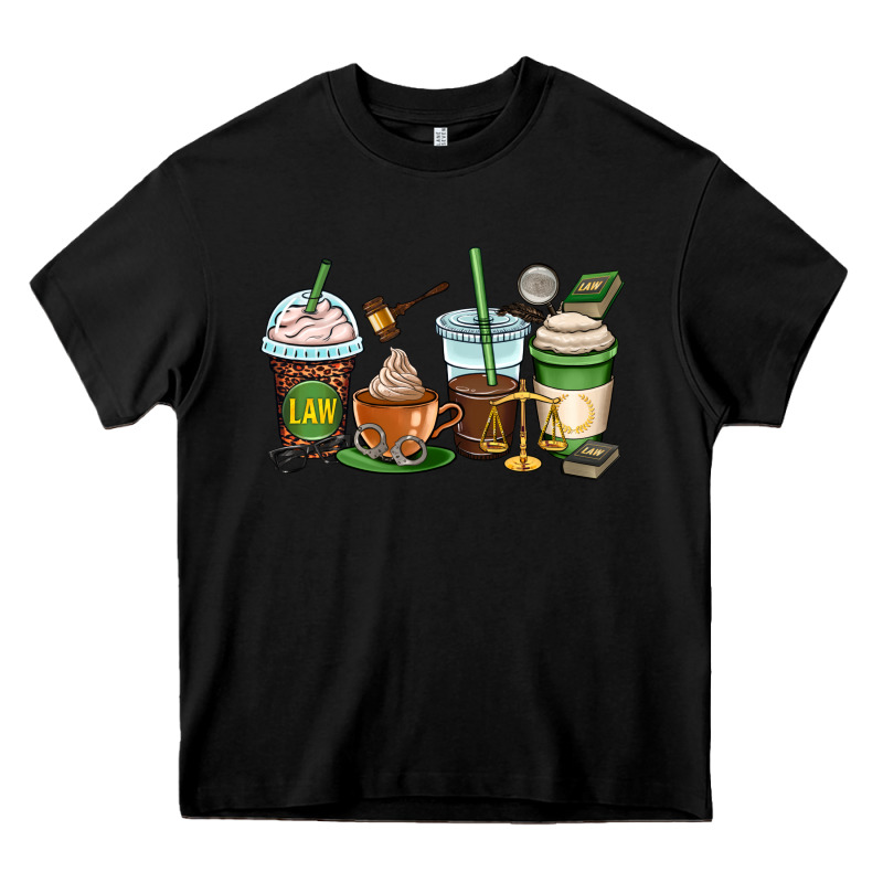 Lawyer Coffee Cups Heavy Core Tee by OliviaCreatesArt | Teevron