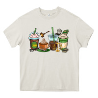 Cream lawyer coffee cups Heavy Core Tee - OliviaCreatesArt