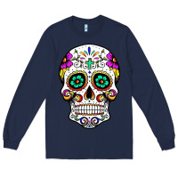 Sugar Skull Long Sleeve Tee | Teevron