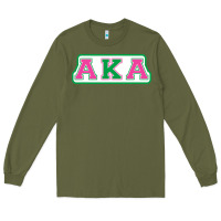 Army Green alpha kappa aka Long Sleeve Tee - linhVisuals