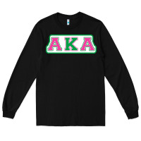Black alpha kappa aka Long Sleeve Tee - linhVisuals