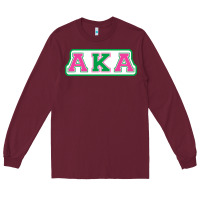 Burgundy alpha kappa aka Long Sleeve Tee - linhVisuals