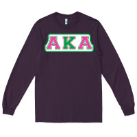 Plum alpha kappa aka Long Sleeve Tee - linhVisuals