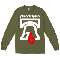 Army Green philadelphia vintage liberty bell Long Sleeve Tee - linhVisuals
