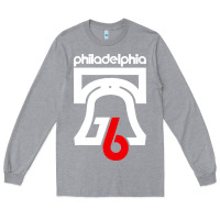 Heather Grey philadelphia vintage liberty bell Long Sleeve Tee - linhVisuals