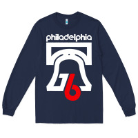 Navy philadelphia vintage liberty bell Long Sleeve Tee - linhVisuals