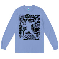 Colony Blue fencing sport Long Sleeve Tee - linhVisuals