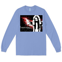 Marilyns Angel With Scabbed Wings Long Sleeve Tee | Teevron
