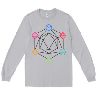 Moon Dust minimal dnd Long Sleeve Tee - linhVisuals