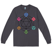 Smoke minimal dnd Long Sleeve Tee - linhVisuals