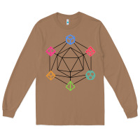 Toasted Coconut minimal dnd Long Sleeve Tee - linhVisuals