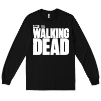 Black the walking dead blood Long Sleeve Tee - linhVisuals