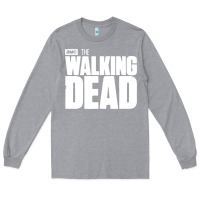 Heather Grey the walking dead blood Long Sleeve Tee - linhVisuals