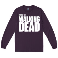 Plum the walking dead blood Long Sleeve Tee - linhVisuals