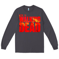 Smoke the walking dead blood Long Sleeve Tee - linhVisuals