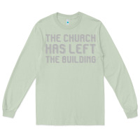 Matcha the church has left the building Long Sleeve Tee - linhVisuals