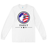 White peacemaker eagly Long Sleeve Tee - linhVisuals