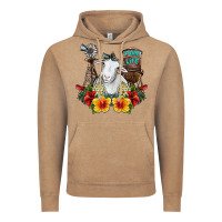 Vintage Coffee farm life sheep Vintage Hoodie - SublimationCraftShop