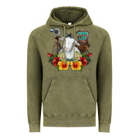 Vintage Olive farm life sheep Vintage Hoodie - SublimationCraftShop