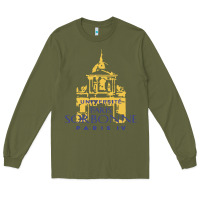 Army Green universite paris la sorbonne Long Sleeve Tee - linhVisuals