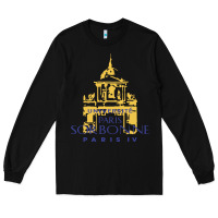 Black universite paris la sorbonne Long Sleeve Tee - linhVisuals