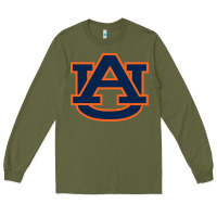 Army Green Auburn tiger Long Sleeve Tee - linhVisuals