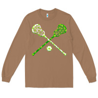 Toasted Coconut funny lacrosse st patricks day boys men shamrock ball t shirt Long Sleeve Tee - linhVisuals