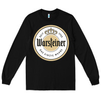Black warsteiner Long Sleeve Tee - linhVisuals