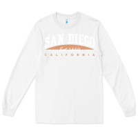 White san diego california Long Sleeve Tee - linhVisuals