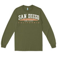 Army Green san diego california Long Sleeve Tee - linhVisuals