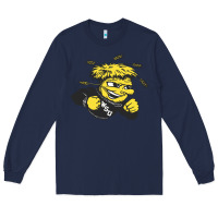 Navy wichita state shockers Long Sleeve Tee - linhVisuals