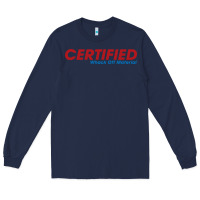 Navy whack  off Long Sleeve Tee - linhVisuals
