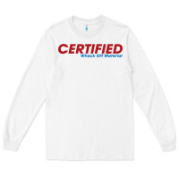 White whack  off Long Sleeve Tee - linhVisuals