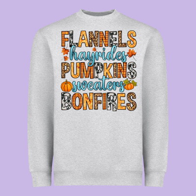 Flannels Hayrides Heavyweight Sweatshirt Designed By Ranaportraitstore