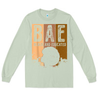 Matcha black history month bae black and educated melanin women t shirt Long Sleeve Tee - linhVisuals