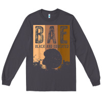 Smoke black history month bae black and educated melanin women t shirt Long Sleeve Tee - linhVisuals