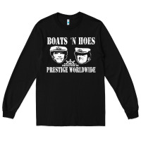Black boats n hoes funny meme t shirt Long Sleeve Tee - linhVisuals