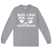 Heather Grey boats n hoes funny meme t shirt Long Sleeve Tee - linhVisuals