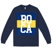 Navy boca juniors la boca t shirt Long Sleeve Tee - linhVisuals