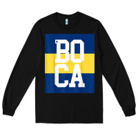 Black boca juniors la boca t shirt Long Sleeve Tee - linhVisuals
