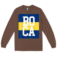 Chestnut boca juniors la boca t shirt Long Sleeve Tee - linhVisuals