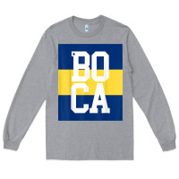 Heather Grey boca juniors la boca t shirt Long Sleeve Tee - linhVisuals