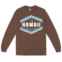 Chestnut hawaii the aloha state   aloha hawaiian from the islands!! t shirt Long Sleeve Tee - linhVisuals
