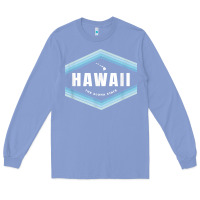 Colony Blue hawaii the aloha state   aloha hawaiian from the islands!! t shirt Long Sleeve Tee - linhVisuals