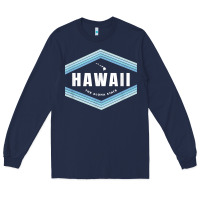 Navy hawaii the aloha state   aloha hawaiian from the islands!! t shirt Long Sleeve Tee - linhVisuals
